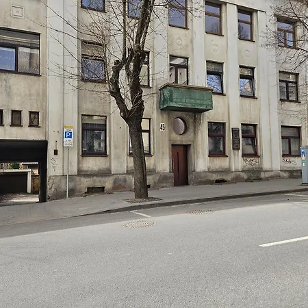 Kauno Apartamentai Big Bed Lägenhet *